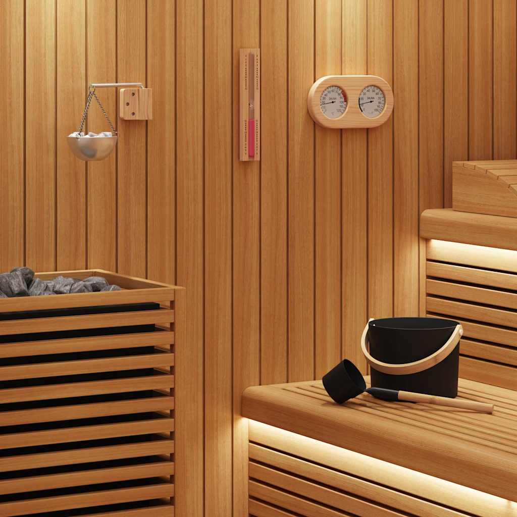 Sauna Zubehör Set 5 pcs Schwarz