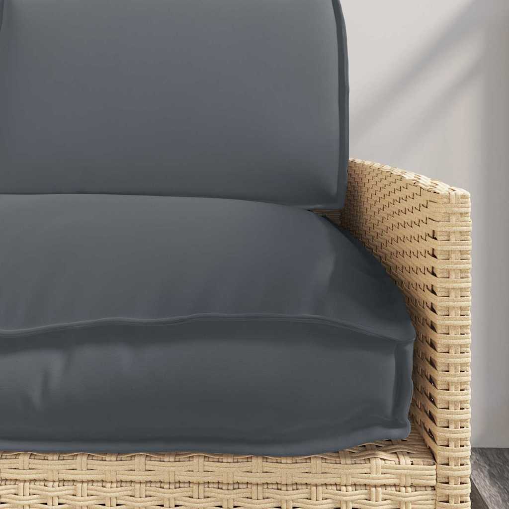Ensemble de coussins de palette 3 pièces anthracite 120 x 50 x 12 cm tissu Oxford