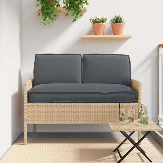 Pallet Kissen Set 3 pcs Anthrazit 120 x 50 x 12 cm Oxford Stoff