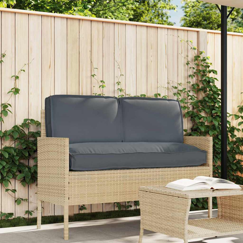 Ensemble de coussins de palette 3 pièces anthracite 120 x 50 x 12 cm tissu Oxford