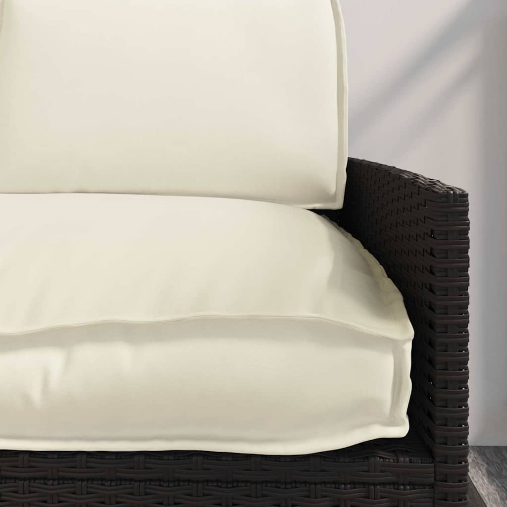 Pallet Cushion Set 3 pcs Cream 120 x 50 x 12 cm Oxford Fabric