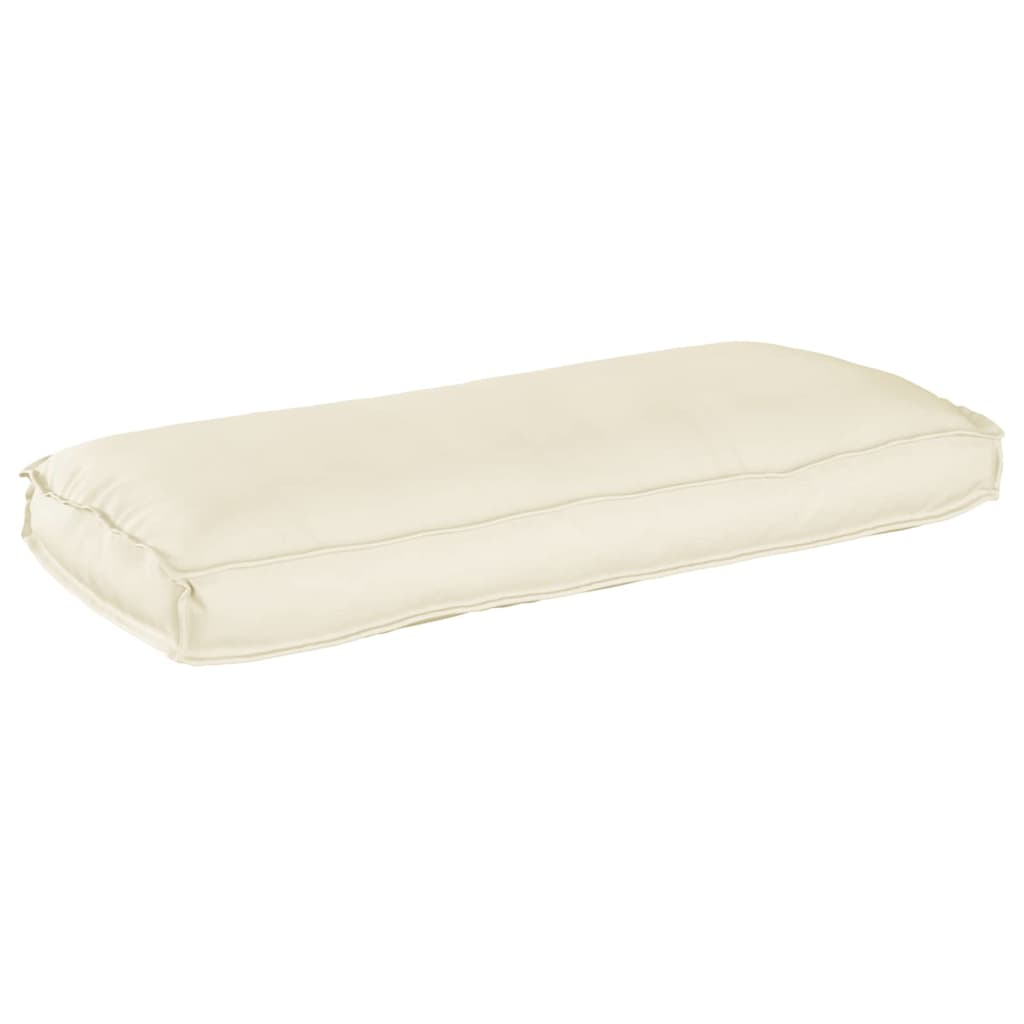 Pallet Cushion Set 3 pcs Cream 120 x 50 x 12 cm Oxford Fabric