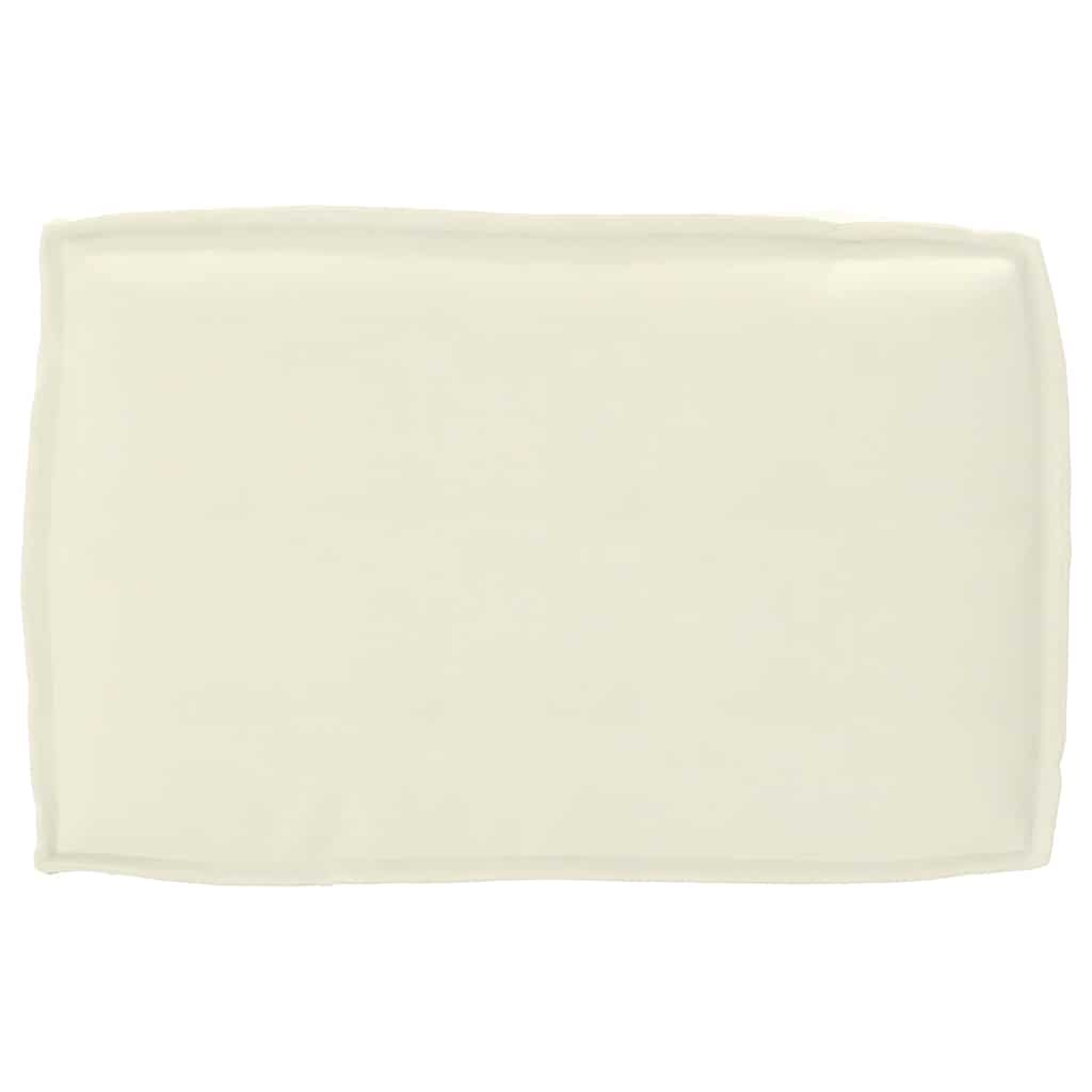 Pallet Cushion Set 3 pcs Cream 120 x 50 x 12 cm Oxford Fabric