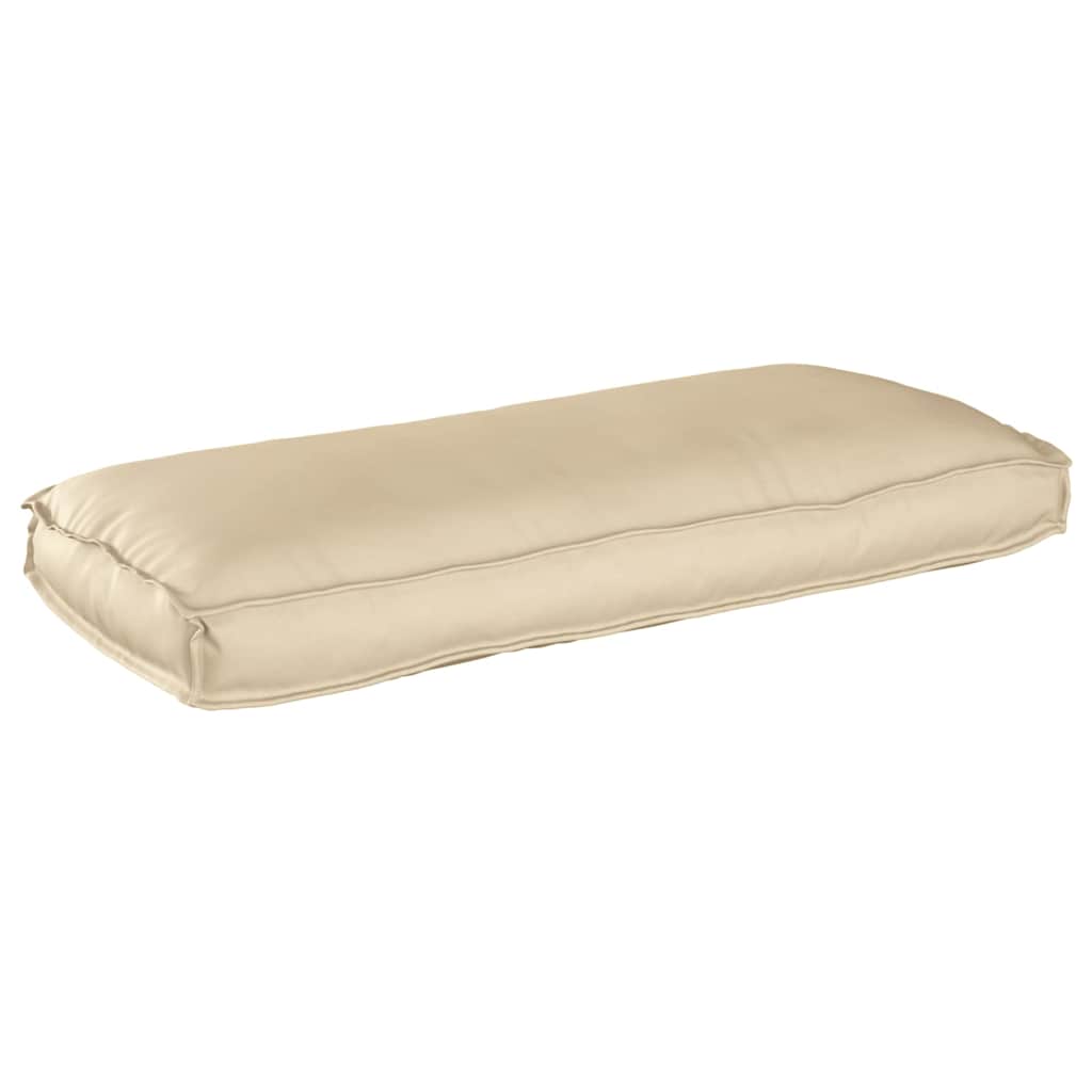 Pallet Cushion Set 3 pcs Beige 120 x 50 x 12 cm Oxford Fabric