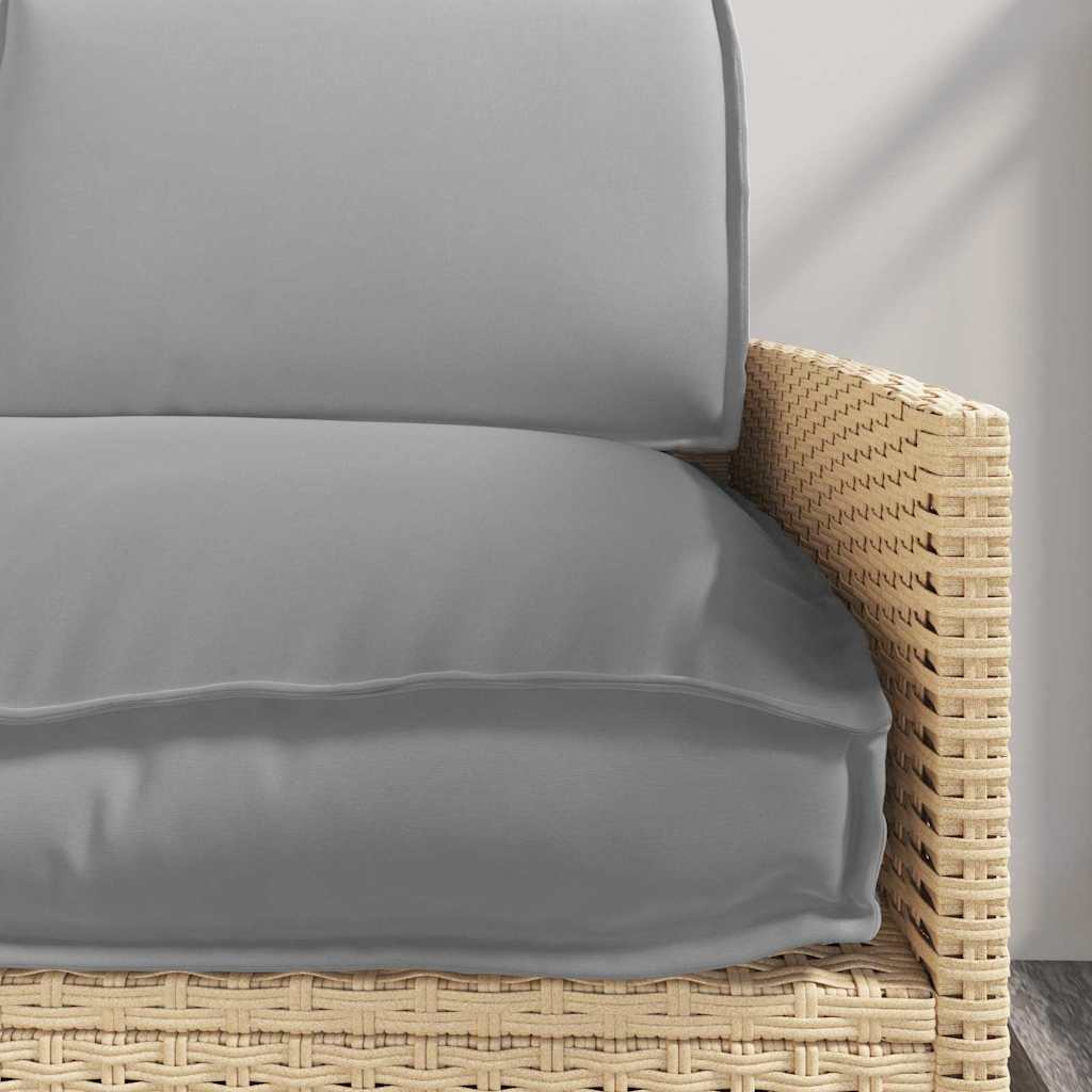 Cushion set 3 pcs grey Oxford fabric