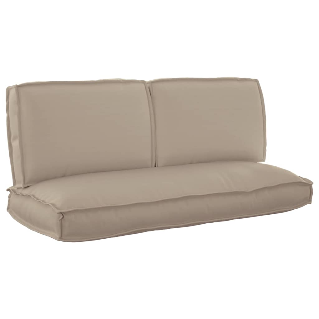 Pallet Cushion Set 3 pcs Taupe 120 x 60 x 12 cm Oxford Fabric