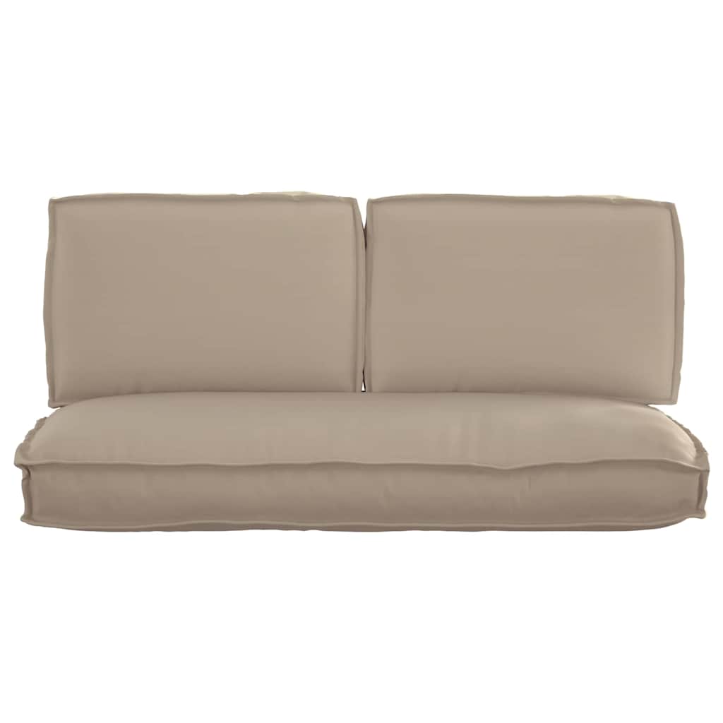 Pallet Cushion Set 3 pcs Taupe 120 x 60 x 12 cm Oxford Fabric