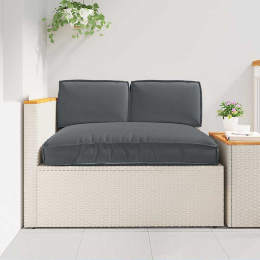 Pallet Kissen Set 3 pcs Anthrazit 120 x 80 x 12 cm Oxford Stoff