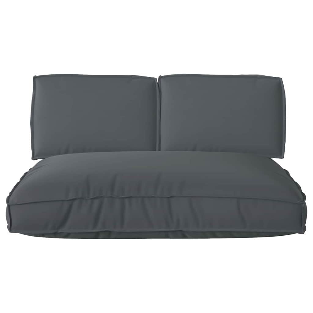 Pallet Cushion Set 3 pcs Anthracite 120 x 80 x 12 cm Oxford Fabric