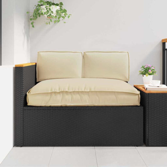 Pallet Kissen Set 3 pcs Beige 120 x 80 x 12 cm Oxford Stoff