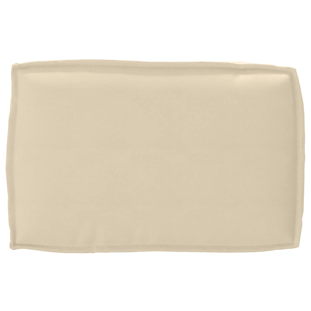 Pallet Cushion Set 3 pcs Beige 120 x 80 x 12 cm Oxford Fabric
