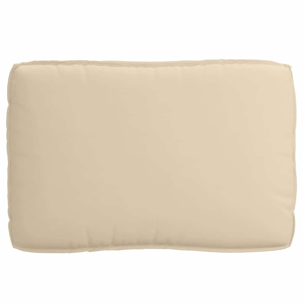 Pallet Cushion Set 3 pcs Beige 120 x 80 x 12 cm Oxford Fabric