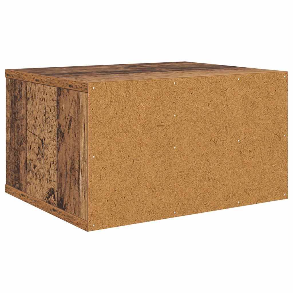 Support d'imprimante en bois recyclé 40 x 32 x 24 cm Panneau de particules