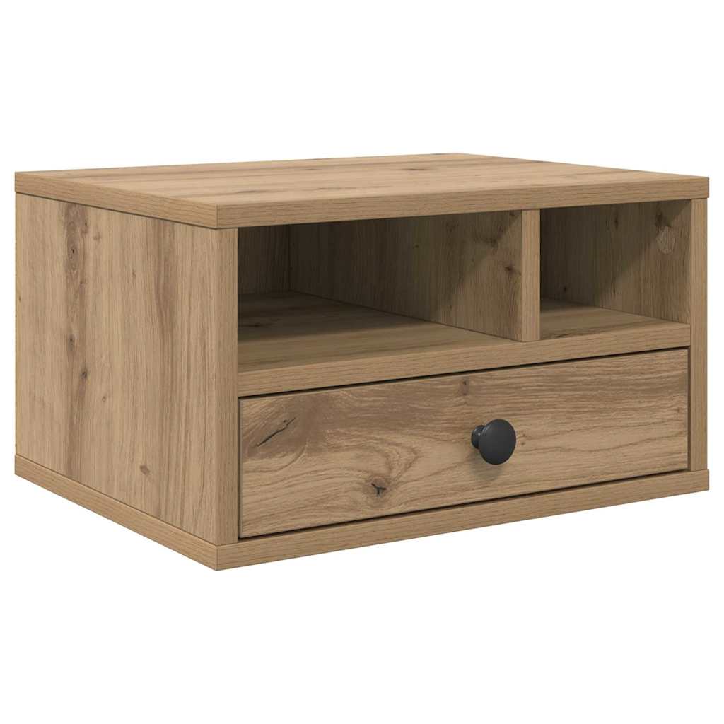 Support d'imprimante Chêne Artisan 40 x 32 x 24 cm Bois d'ingénierie