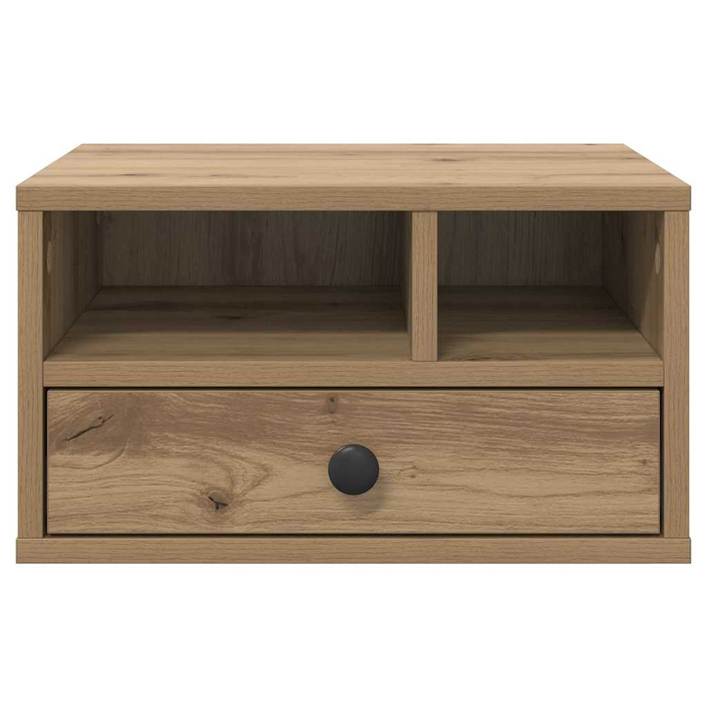 Support d'imprimante Chêne Artisan 40 x 32 x 24 cm Bois d'ingénierie