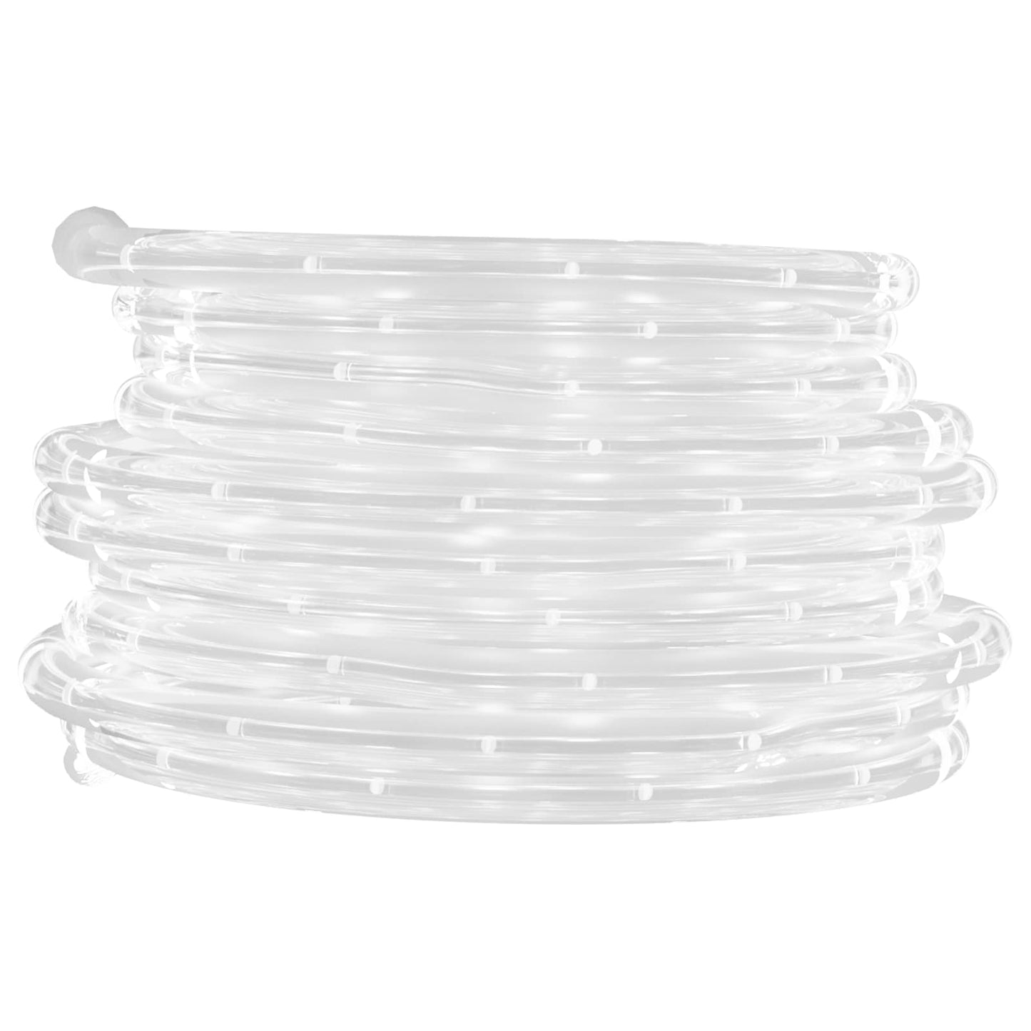 Lichtseil mit 2400 LEDs Warmes Weiß 100 m PVC
