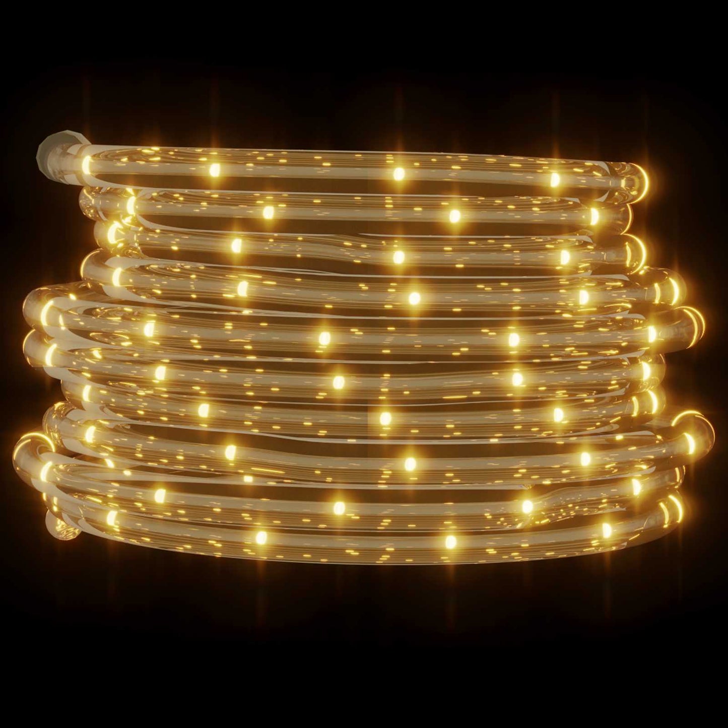 Lichtseil mit 2400 LEDs Warmes Weiß 100 m PVC
