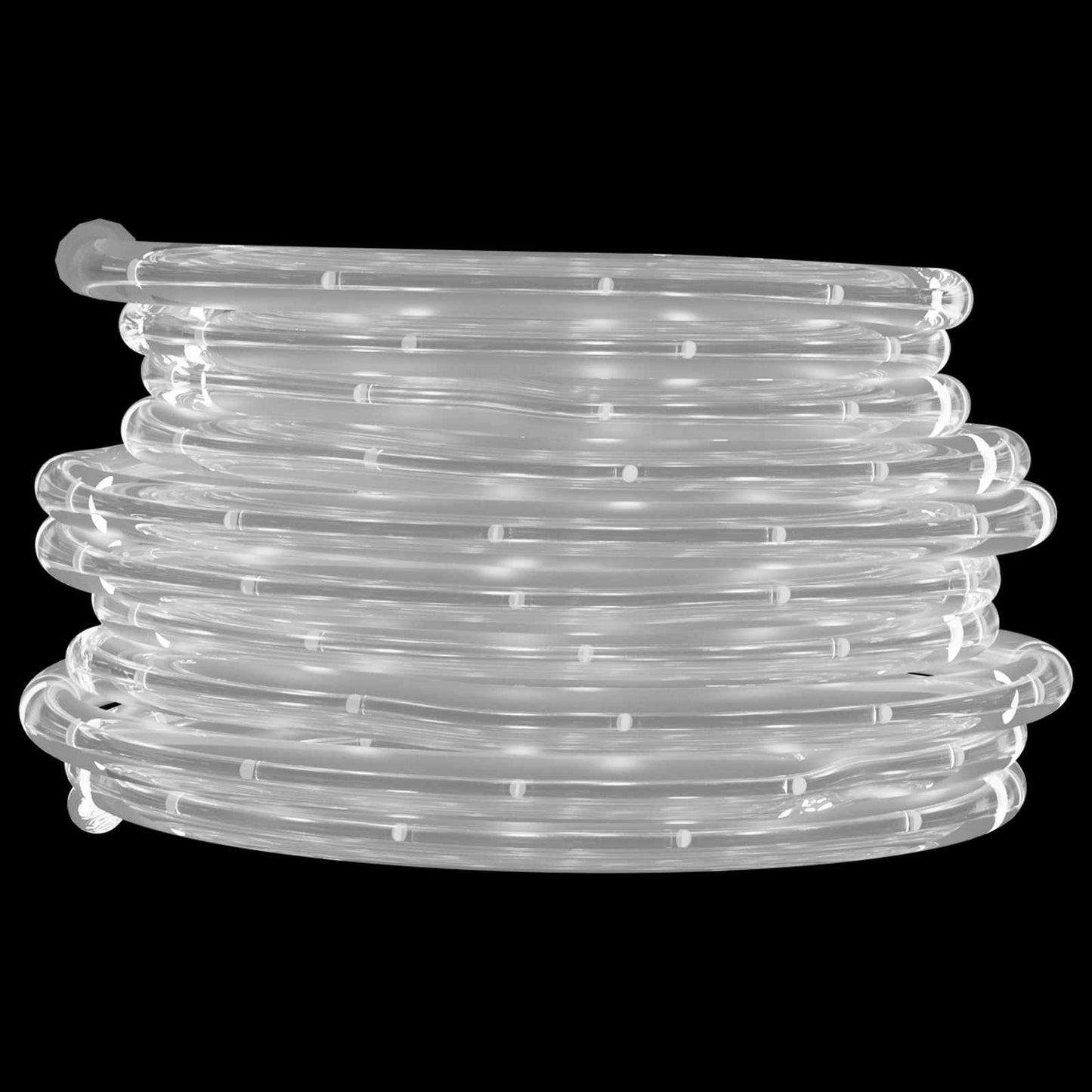 Lichtseil mit 2400 LEDs Warmes Weiß 100 m PVC