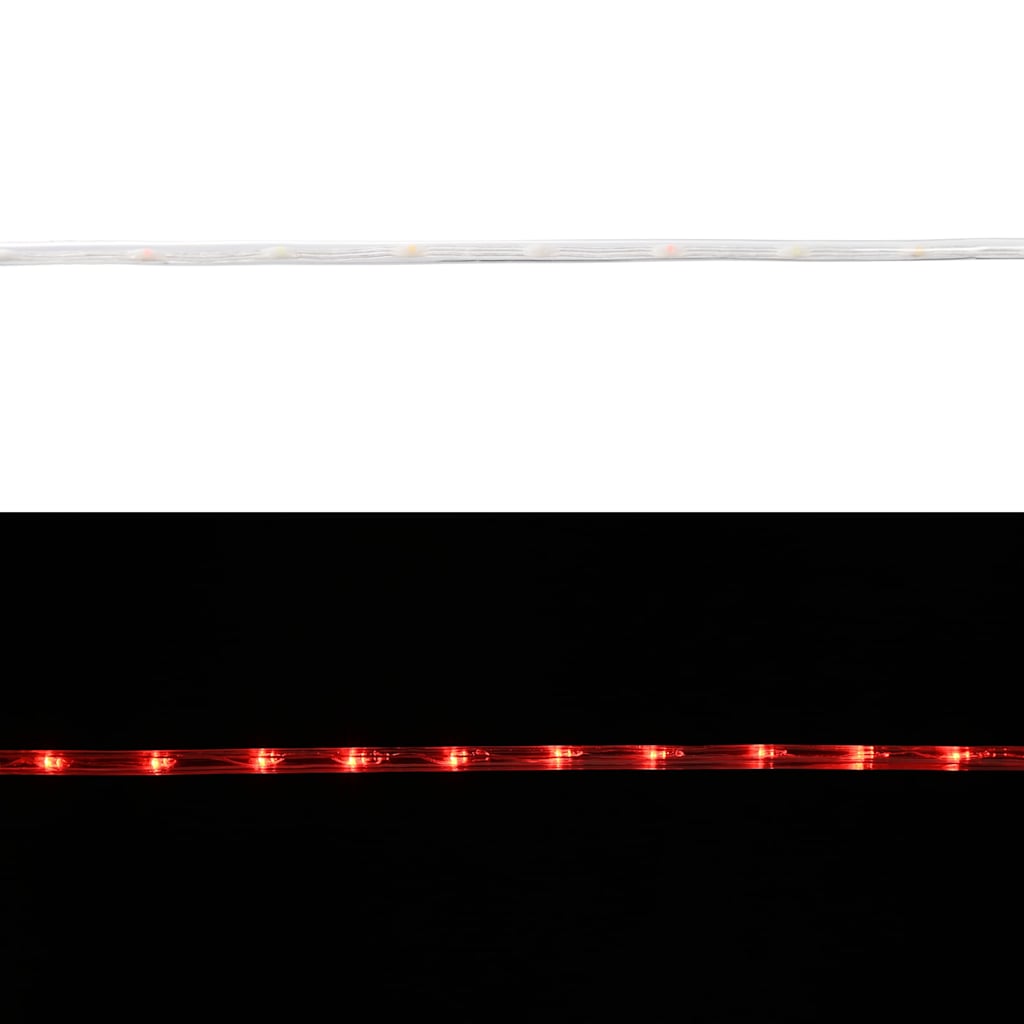 Lichtseil mit 1200 LEDs Rot 50 m PVC