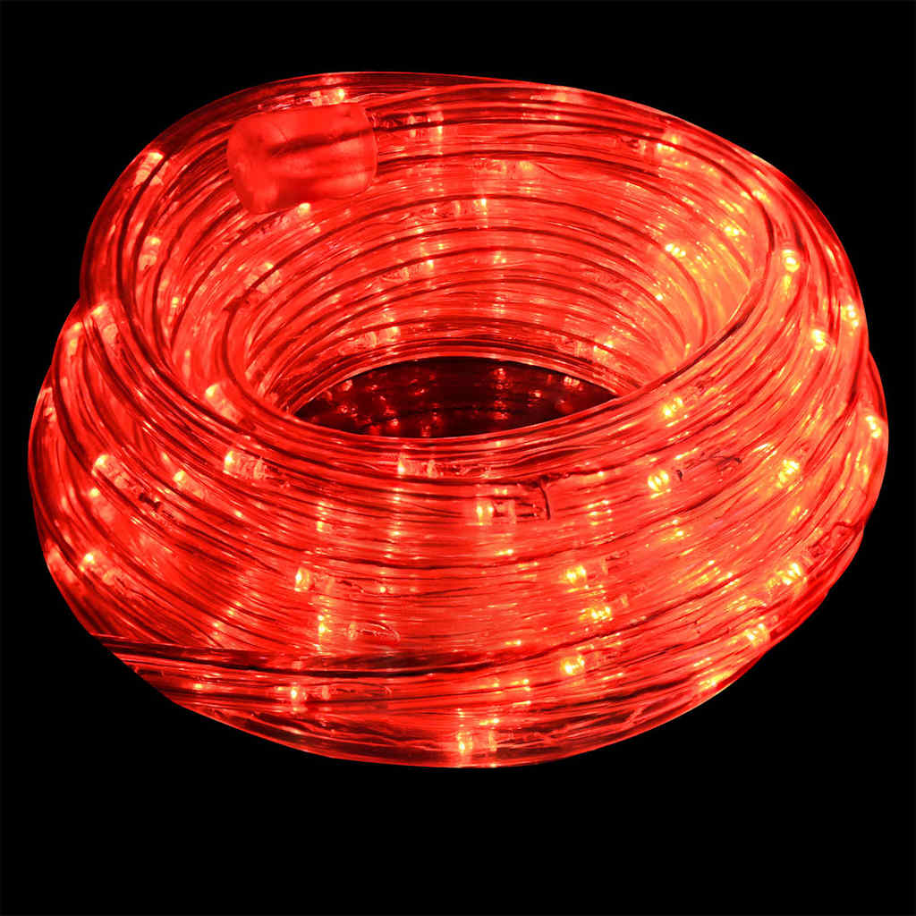 Lichtseil mit 1200 LEDs Rot 50 m PVC