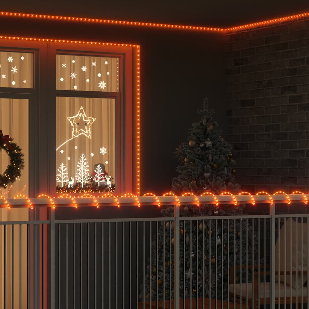 Lichtseil mit 120 LEDs Warmes Weiß 5 m PVC