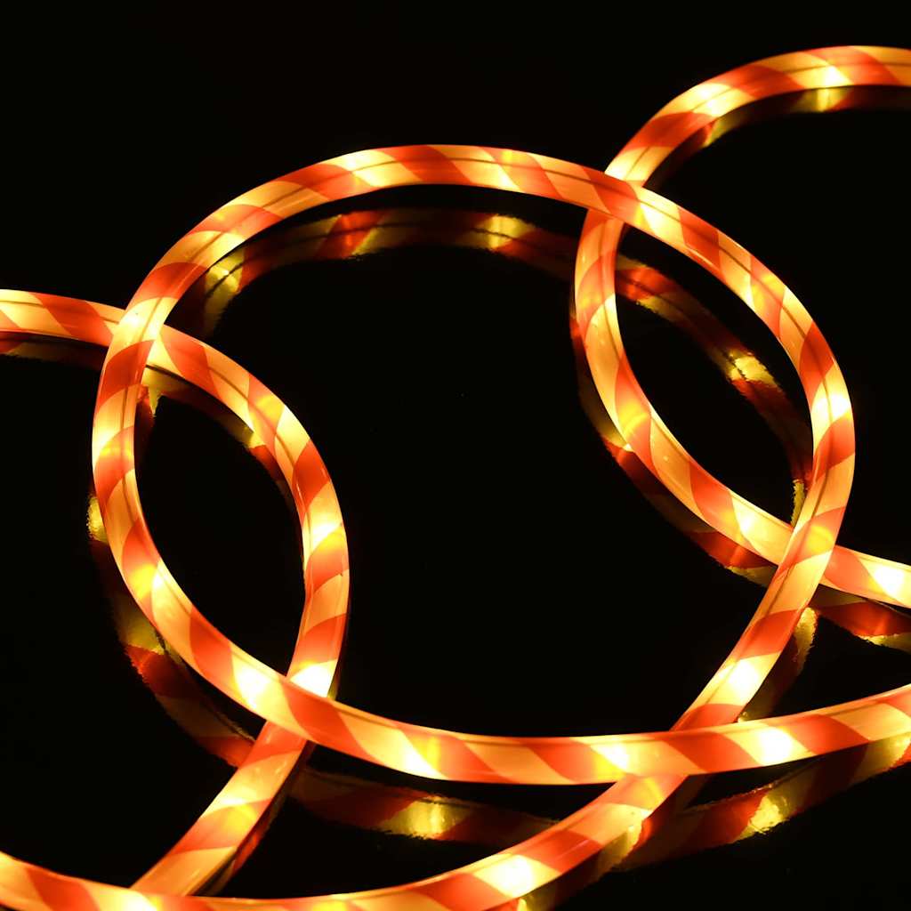 Lichtseil mit 240 LEDs Warmes Weiß 10 m PVC