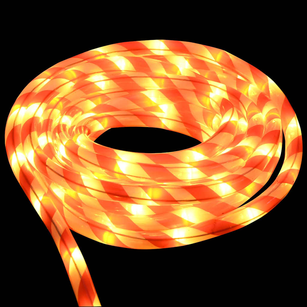 Lichtseil mit 240 LEDs Warmes Weiß 10 m PVC