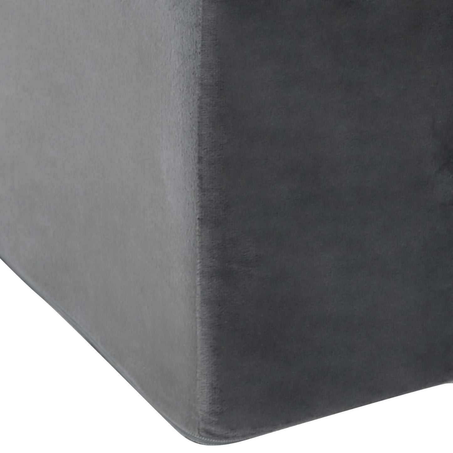 Beinkissen Grau 68 x 41 x 24 cm