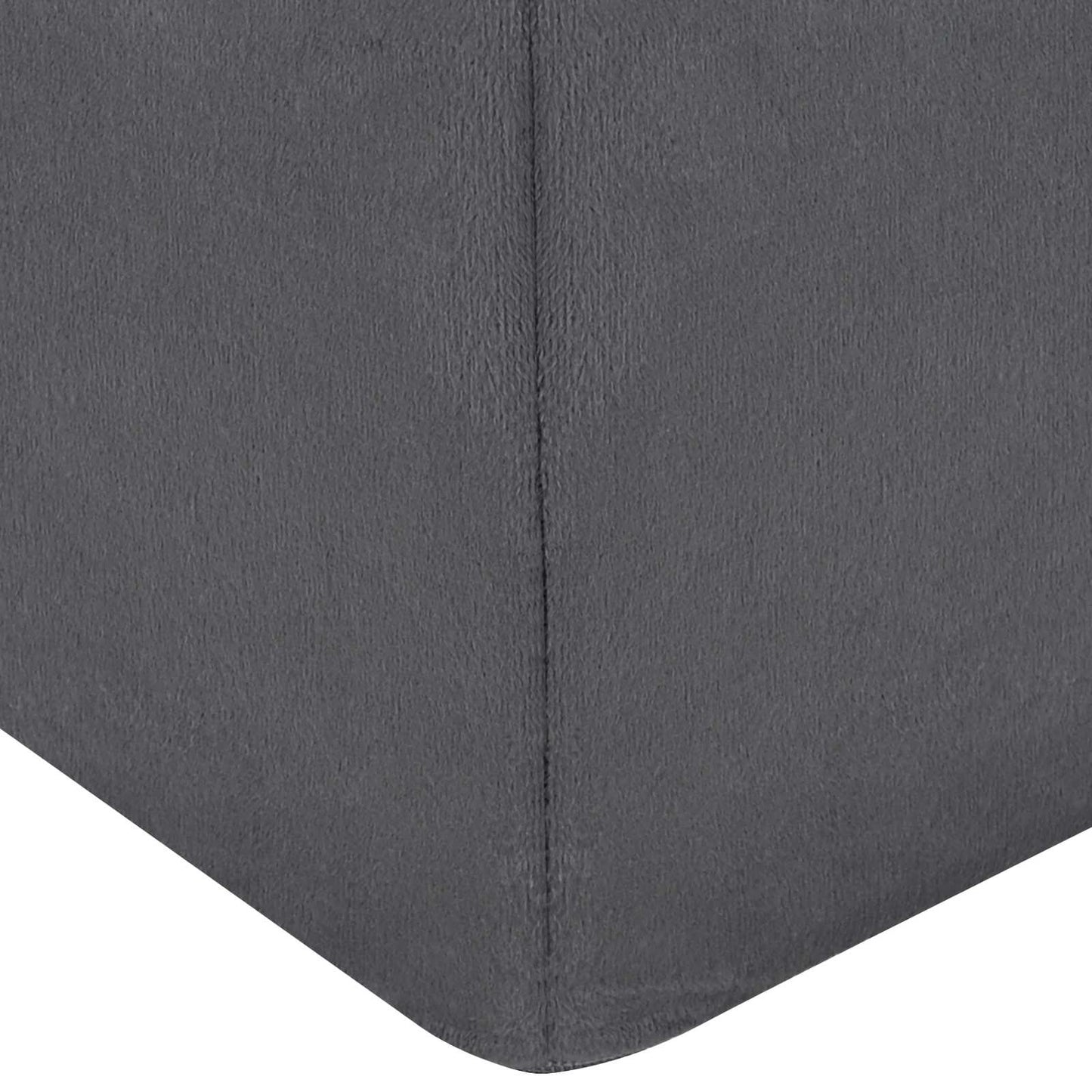 Beinkissen Uni Grau 63 x 52 x 19 cm