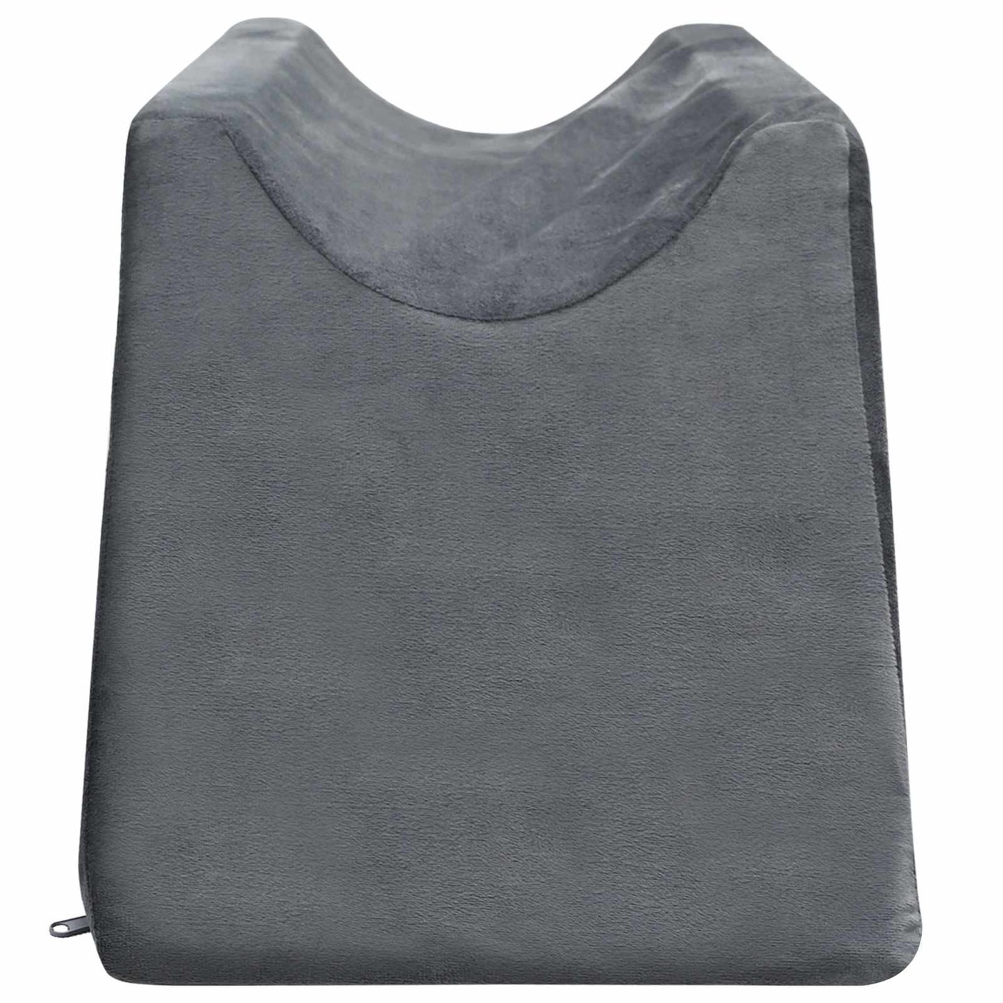 Coussin de jambe gris uni 68 x 25 x 21,5 cm