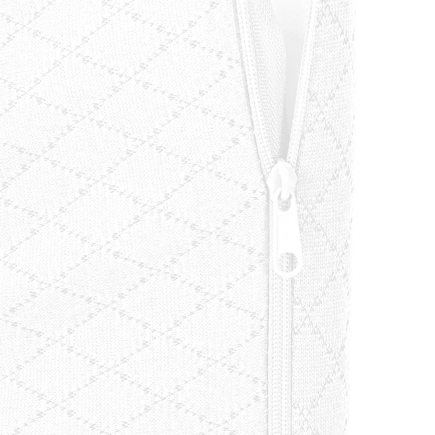 Leg Pillow Plain White 60 x 50 x 30 cm
