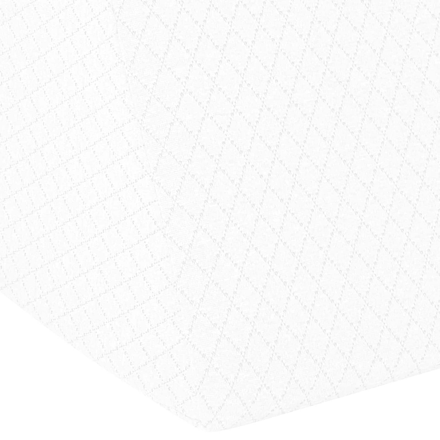 Leg Pillow Plain White 60 x 50 x 30 cm