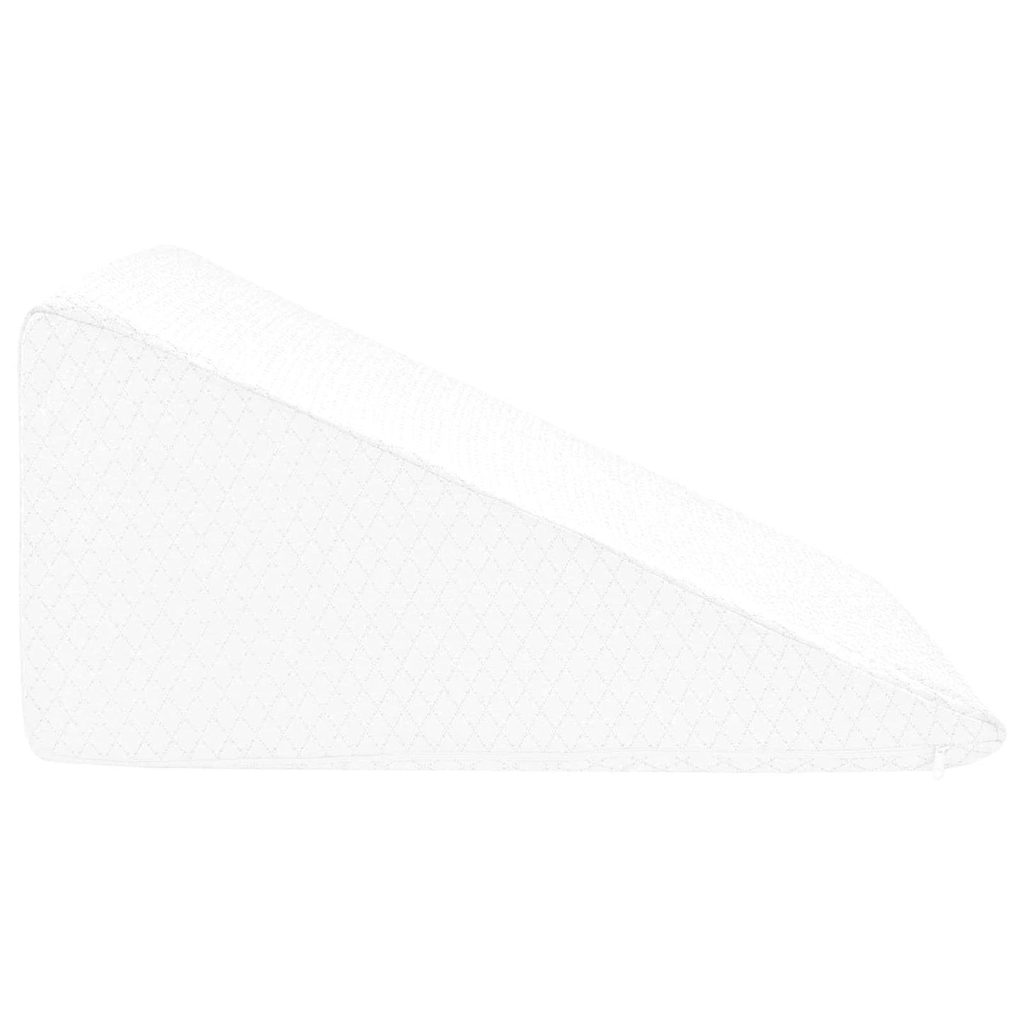 Leg Pillow Plain White 60 x 50 x 30 cm