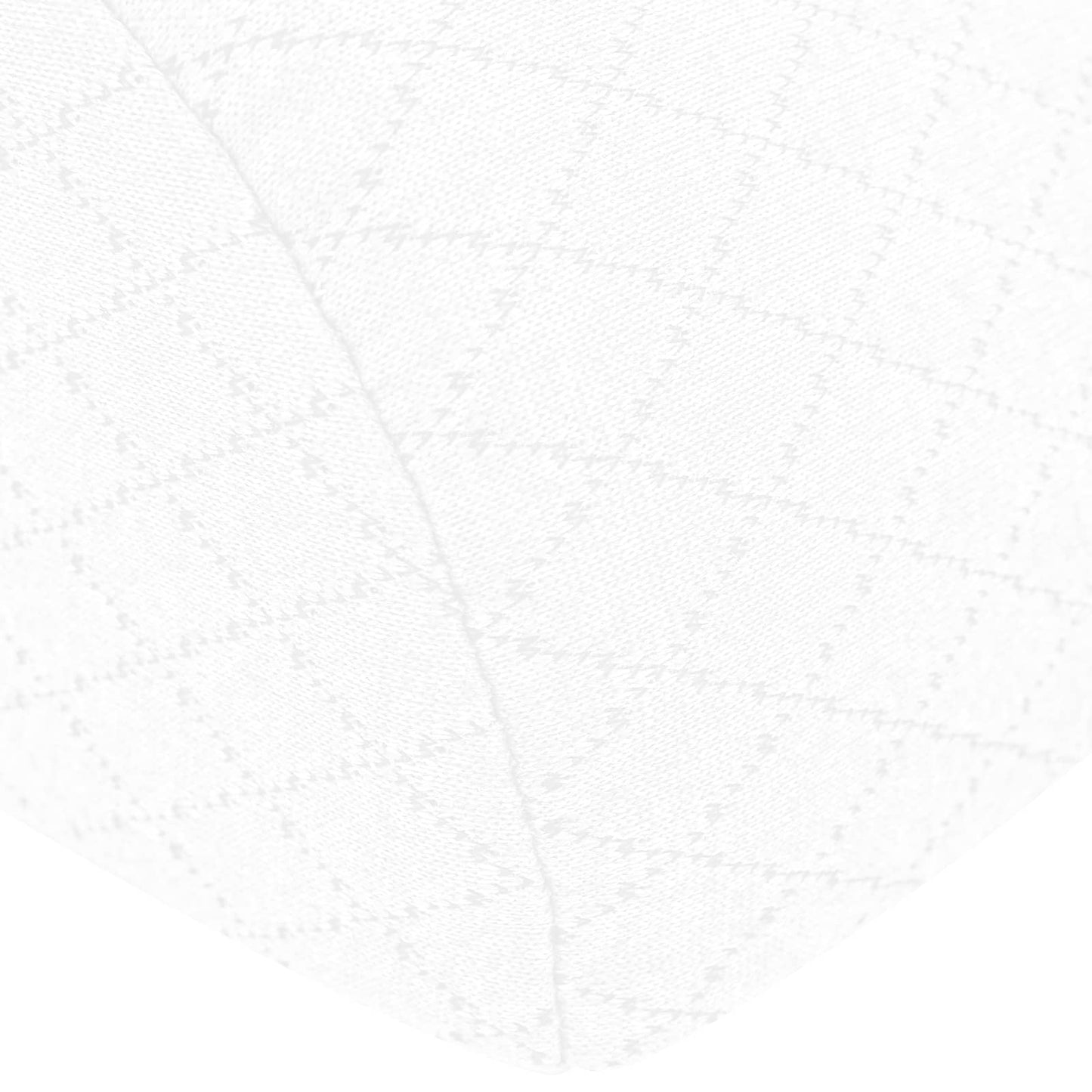 Beinkissen Uni Weiß 52 x 20 x 12 cm