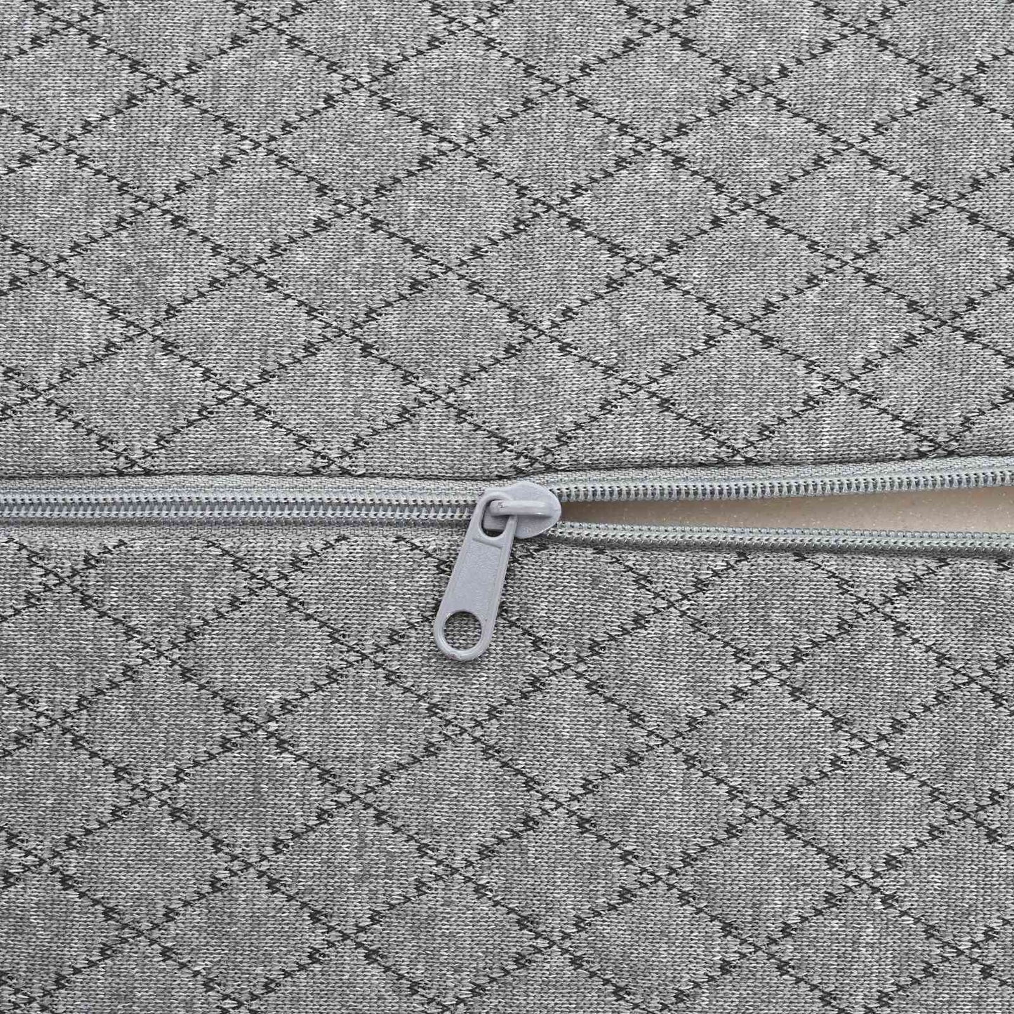 Beinkissen Geometrisch Grau 52 x 20 x 11 cm