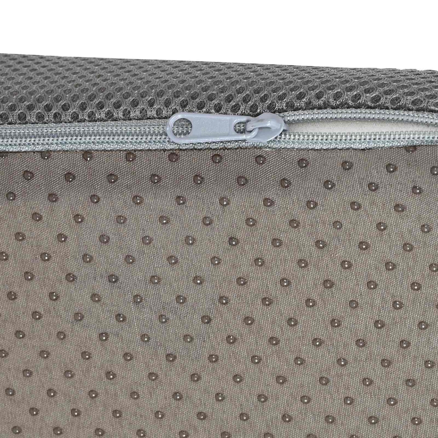 Coussin d'assise gris 39 x 38 x 8,5 cm