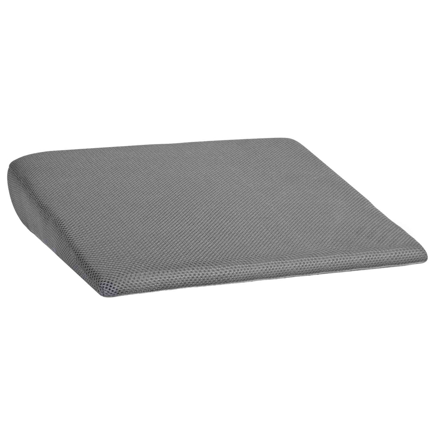 Coussin d'assise gris 39 x 38 x 8,5 cm