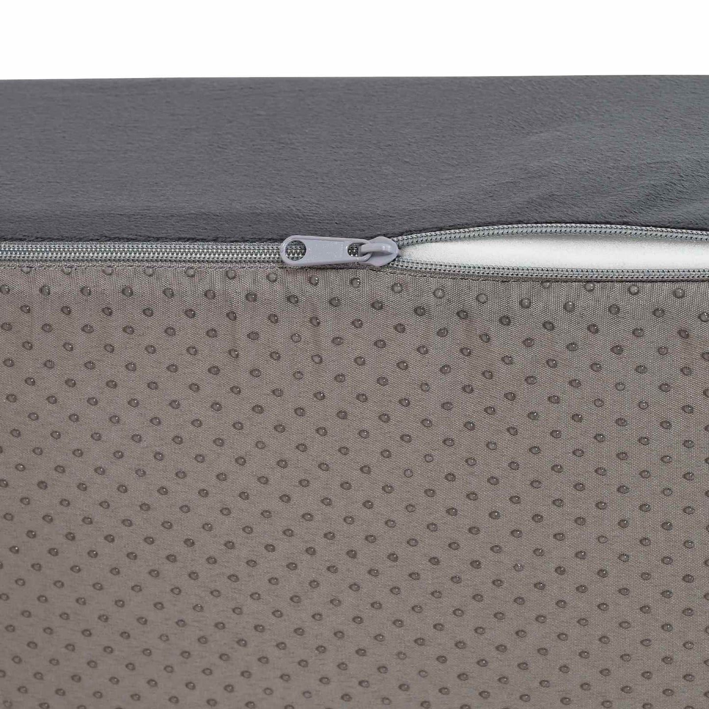 Seat Cushion Grey 40 x 40 x 10 cm
