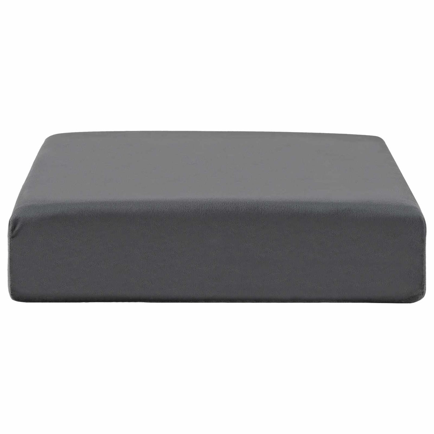 Seat Cushion Grey 40 x 40 x 10 cm