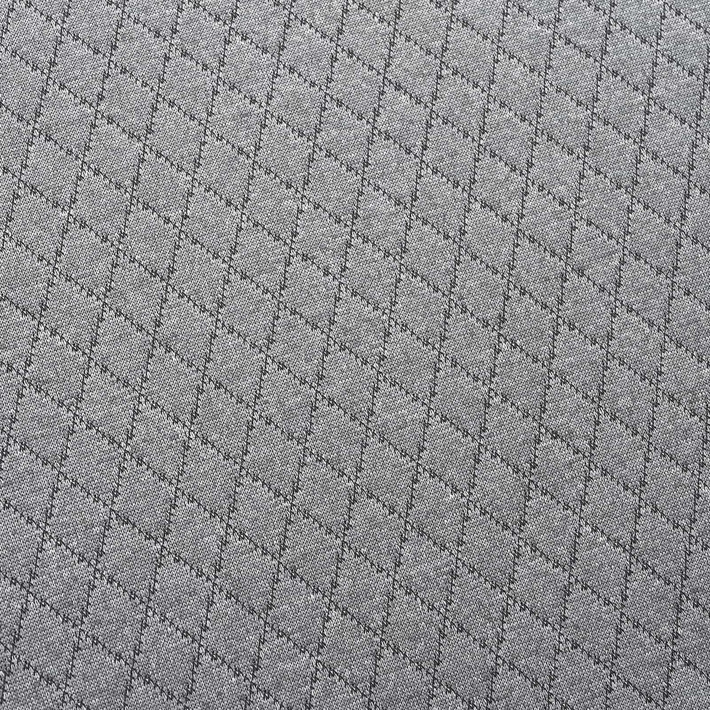 Keil Kopfkissen Uni Grau 69 x 64 x 19 cm