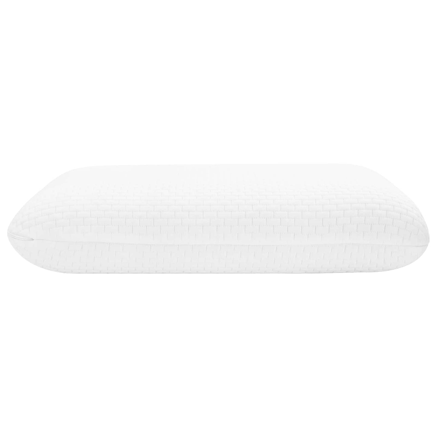 Oreiller de couchage uni blanc 60 x 40 x 10 cm