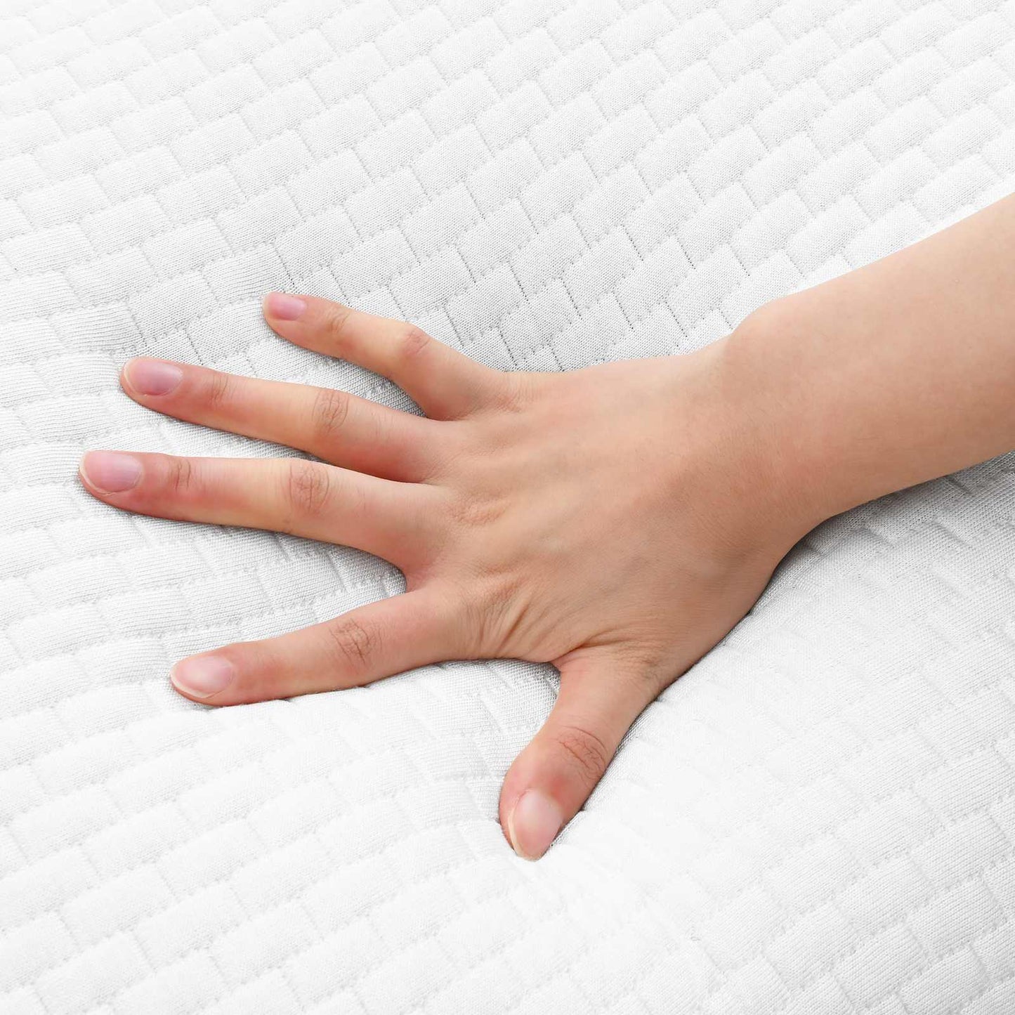 Sleeping pillow plain white 60 x 40 x 13 cm