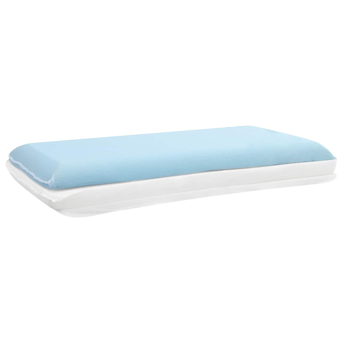 Oreiller uni blanc 70 x 35 x 10 cm