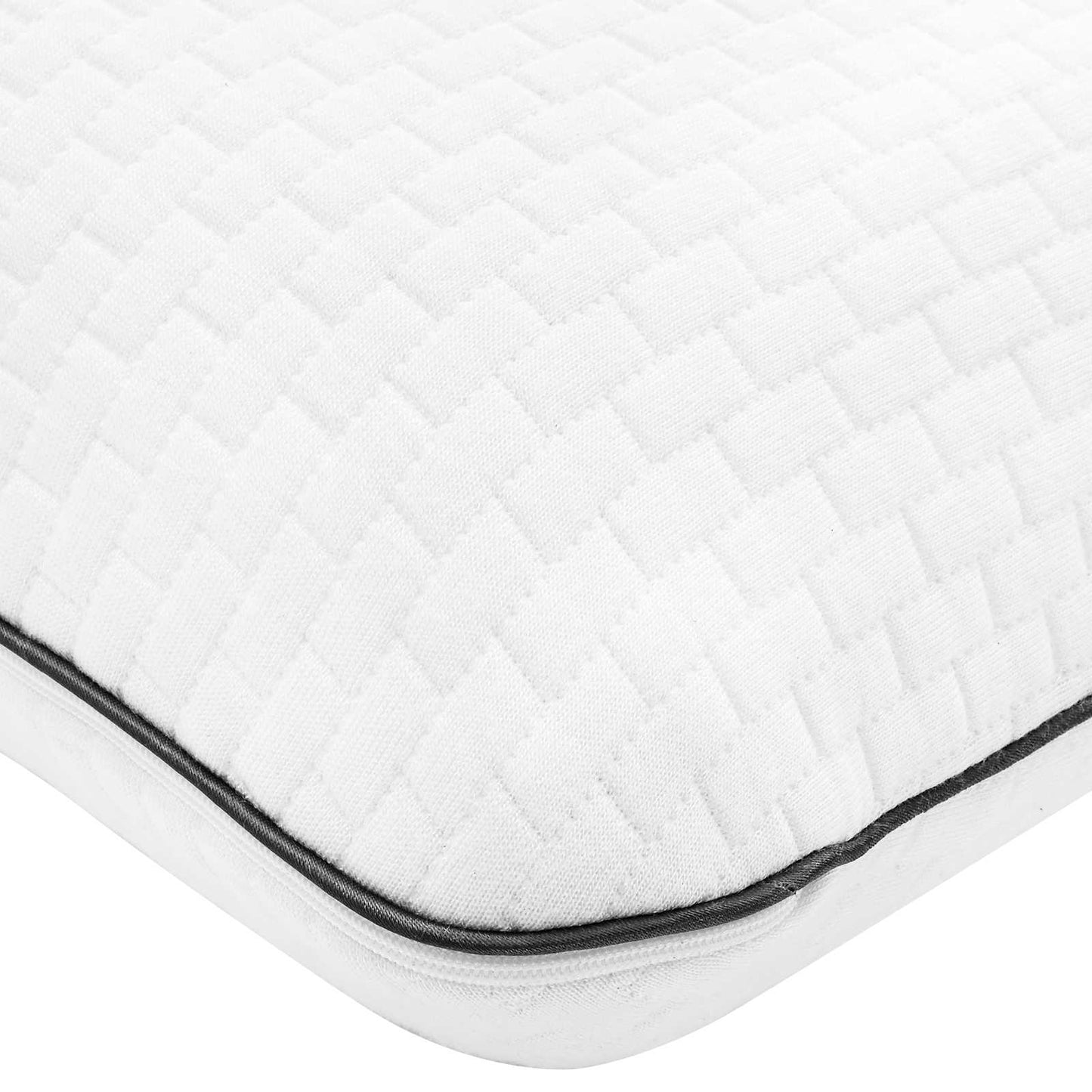 Sleeping Pillow Plain White 80 x 35 x 10 cm