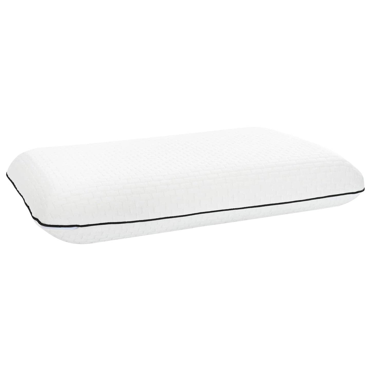 Oreiller uni blanc 30 x 50 x 9 cm