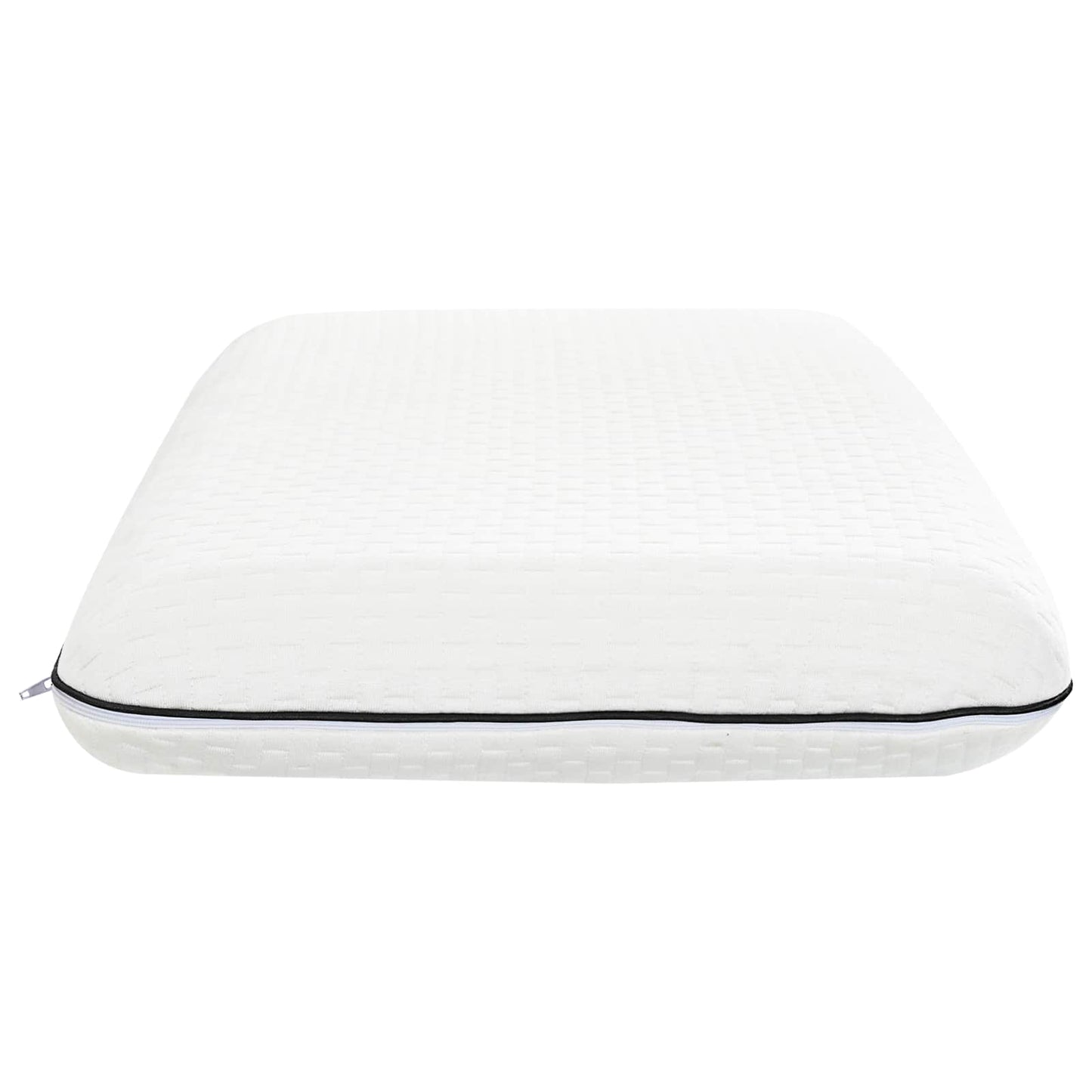Oreiller uni blanc 30 x 50 x 9 cm