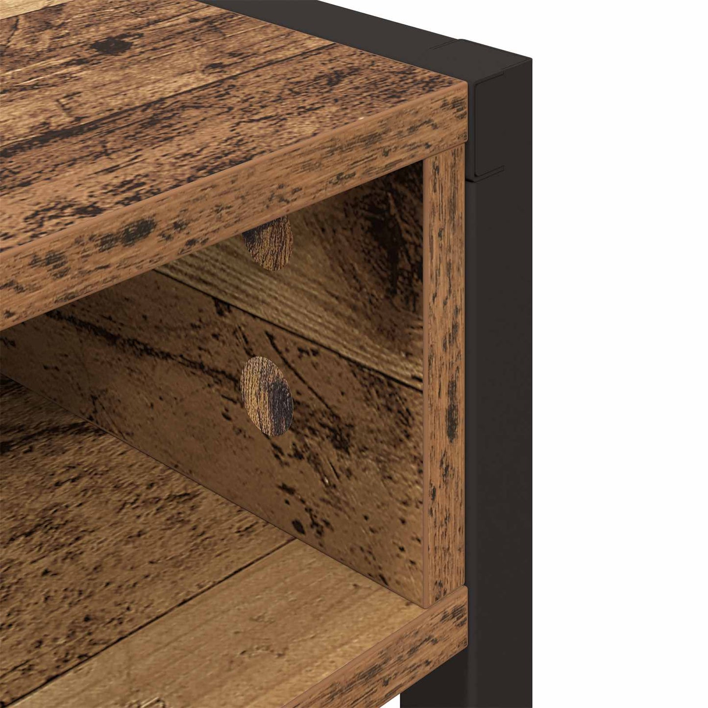 Bureau bois recyclé 100 x 50 x 75 cm Panneau de particules