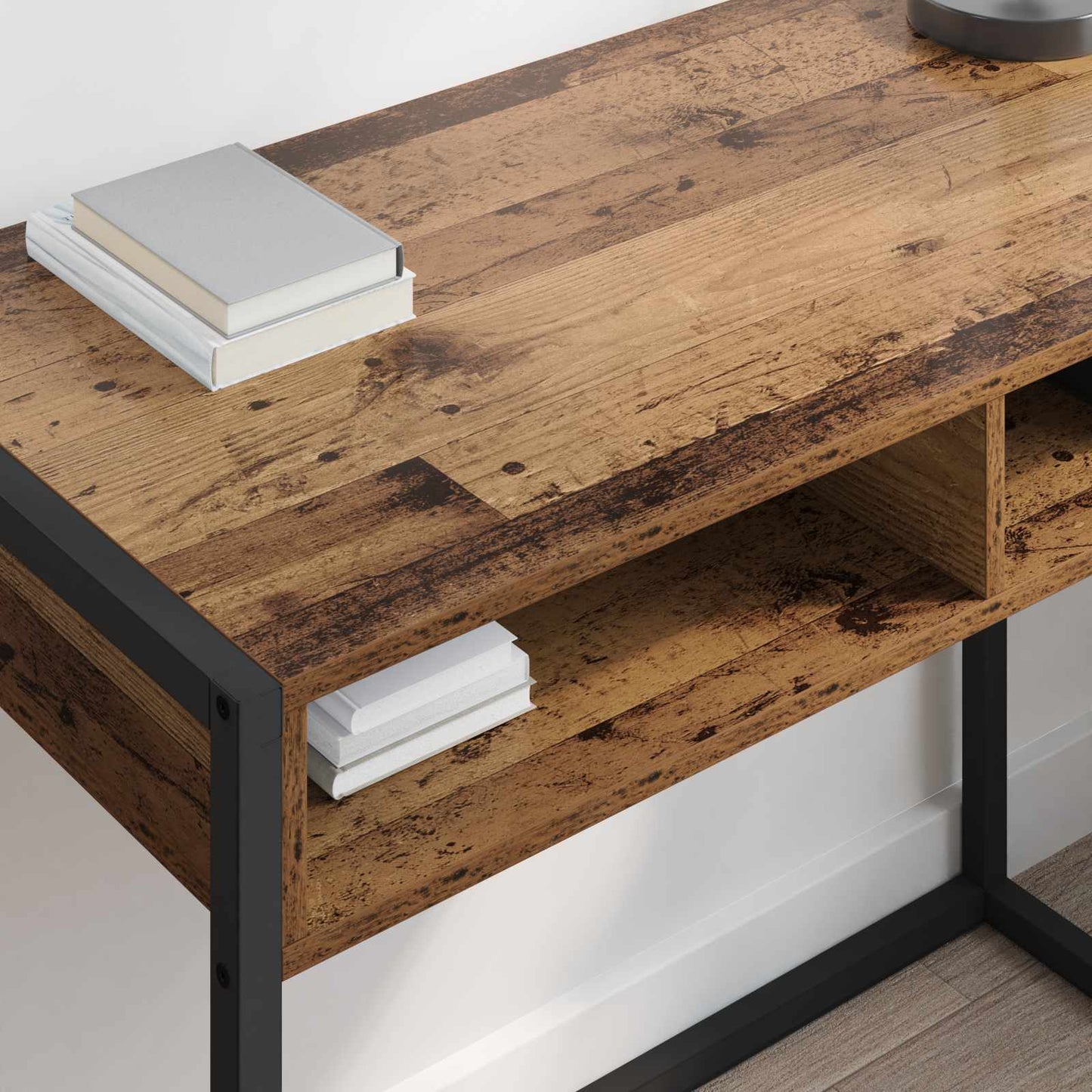 Bureau bois recyclé 100 x 50 x 75 cm Panneau de particules