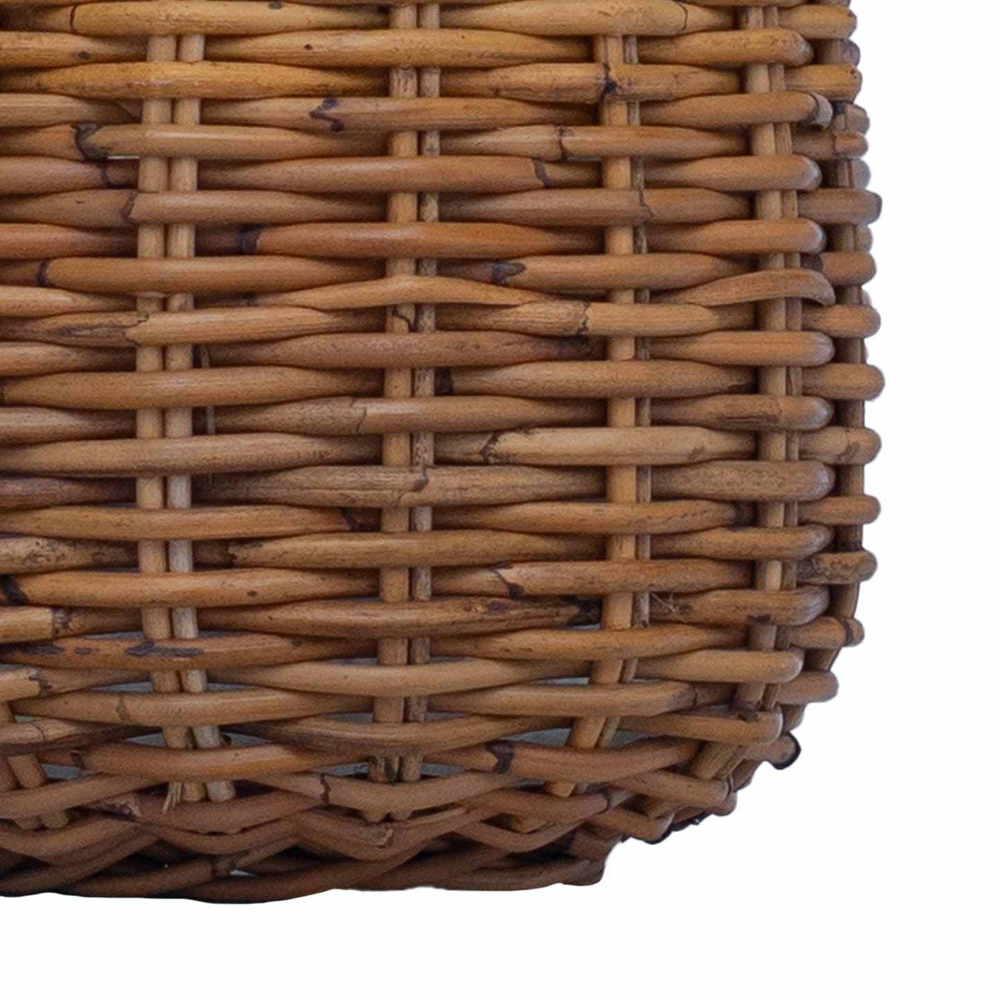Flower Pot Basket with Storage, 2 pcs, Brown Lacak Rattan