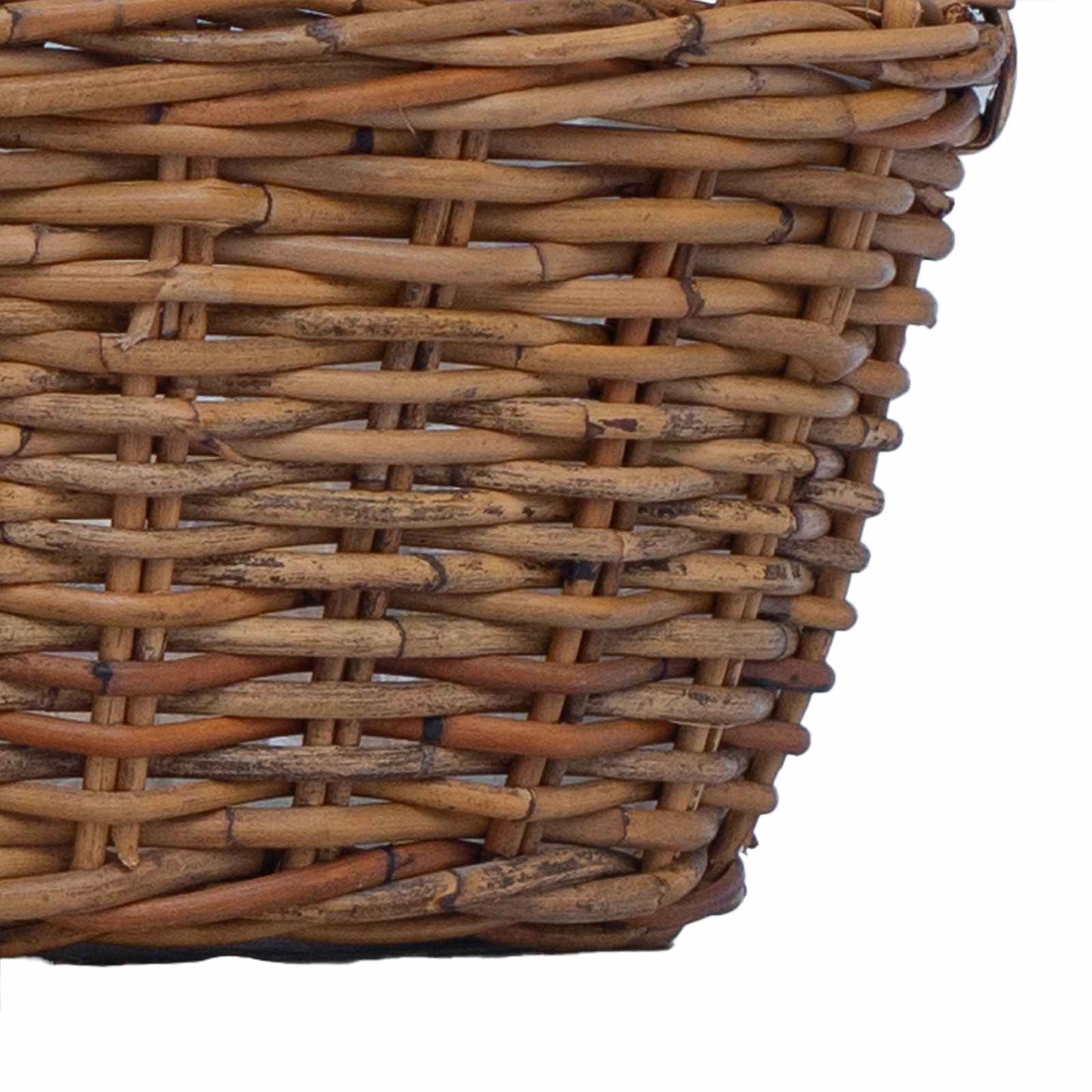 Blumentopfkorb mit Speicher 2 pcs Braun Lacak Rattan